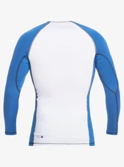 Mens Quiksilver Rashguards | Saturn Protection Long Sleeve Upf 50 Rashguard For Men