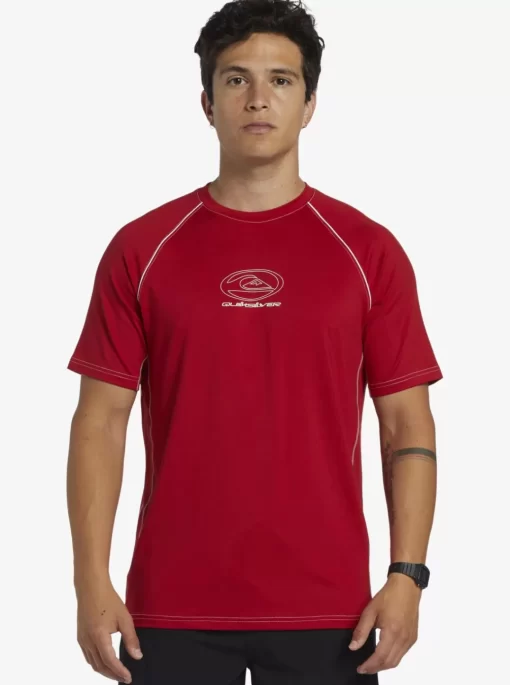 Mens Quiksilver Rashguards | Saturn Surf Tee Short Sleeve Surf Tee