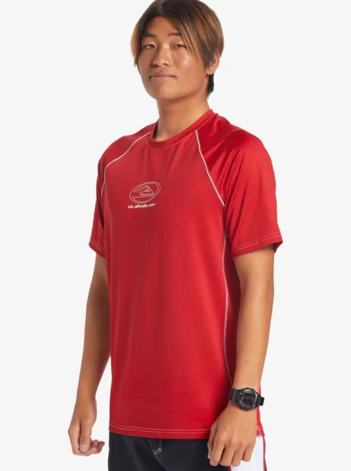 Mens Quiksilver Rashguards | Saturn Surf Tee Short Sleeve Surf Tee