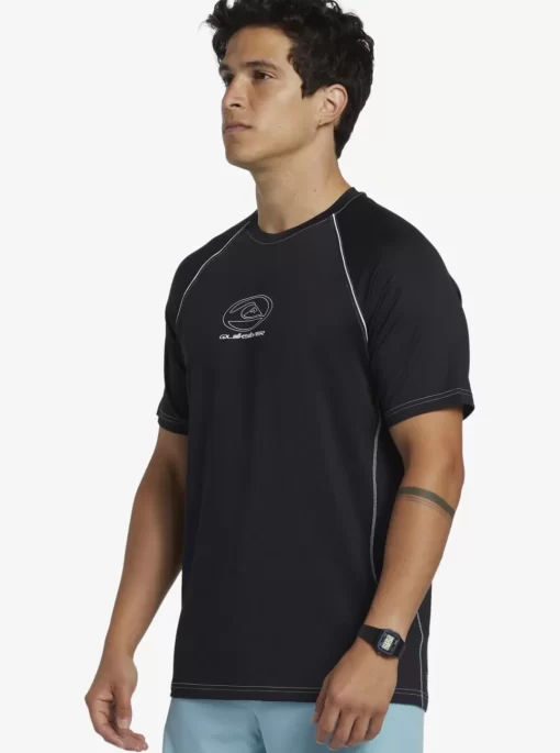 Mens Quiksilver Rashguards | Saturn Surf Tee Short Sleeve Surf Tee