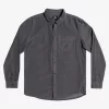 Mens Quiksilver Shirts & Polos | Smoke Trail Long Sleeve Shirt