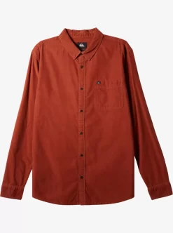 Mens Quiksilver Shirts & Polos | Smoke Trail Long Sleeve Shirt