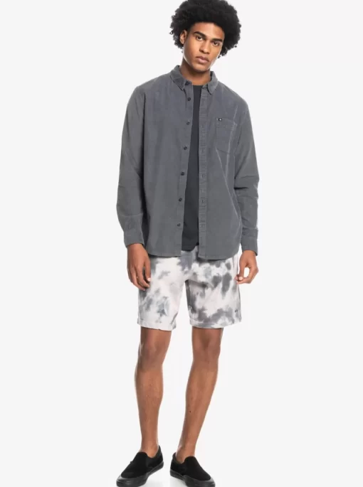 Mens Quiksilver Shirts & Polos | Smoke Trail Long Sleeve Shirt