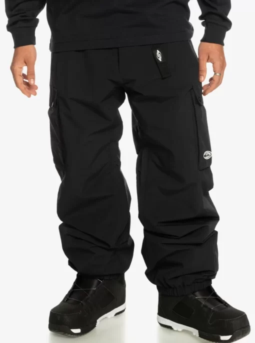 Mens Quiksilver Snow Pants | Snow Down Cargo Technical Snow Pants