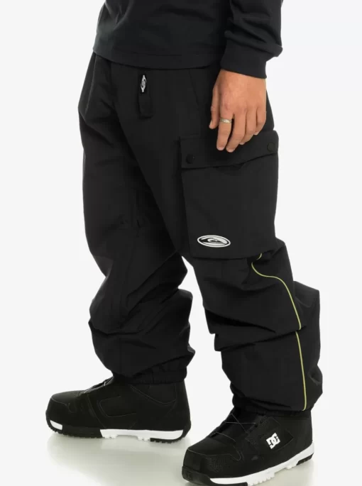 Mens Quiksilver Snow Pants | Snow Down Cargo Technical Snow Pants