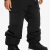 Mens Quiksilver Snow Pants | Snow Down Cargo Technical Snow Pants