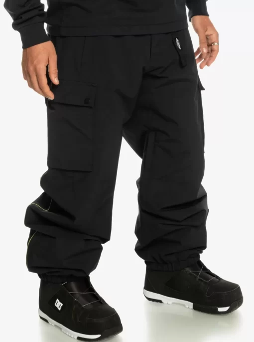 Mens Quiksilver Snow Pants | Snow Down Cargo Technical Snow Pants