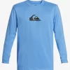 Mens Quiksilver Rashguards | Solid Streak Long Sleeve Upf 50 Surf Tee