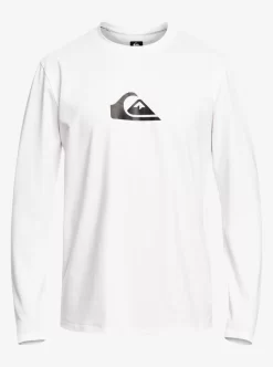 Mens Quiksilver Rashguards | Solid Streak Long Sleeve Upf 50 Surf Tee