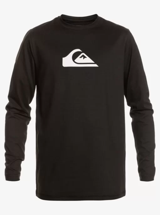 Mens Quiksilver Rashguards | Solid Streak Long Sleeve Upf 50 Surf Tee