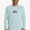 Mens Quiksilver Rashguards | Solid Streak Long Sleeve Upf 50 Surf Tee