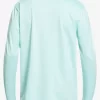 Mens Quiksilver Rashguards | Solid Streak Long Sleeve Upf 50 Surf Tee