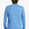 Mens Quiksilver Rashguards | Solid Streak Long Sleeve Upf 50 Surf Tee