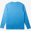 Mens Quiksilver Rashguards | Solid Streak Long Sleeve Upf 50 Surf Tee