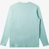 Mens Quiksilver Rashguards | Solid Streak Long Sleeve Upf 50 Surf Tee