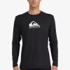 Mens Quiksilver Rashguards | Solid Streak Long Sleeve Upf 50 Surf T-Shirt