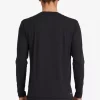 Mens Quiksilver Rashguards | Solid Streak Long Sleeve Upf 50 Surf T-Shirt