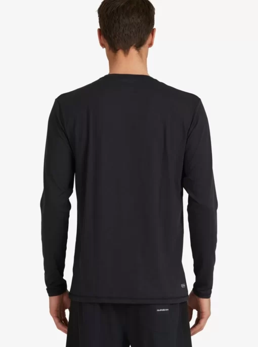 Mens Quiksilver Rashguards | Solid Streak Long Sleeve Upf 50 Surf T-Shirt