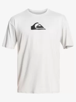 Mens Quiksilver Rashguards | Solid Streak Short Sleeve Upf 50 Surf Tee