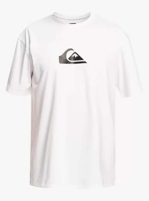 Mens Quiksilver Rashguards | Solid Streak Short Sleeve Upf 50 Surf Tee