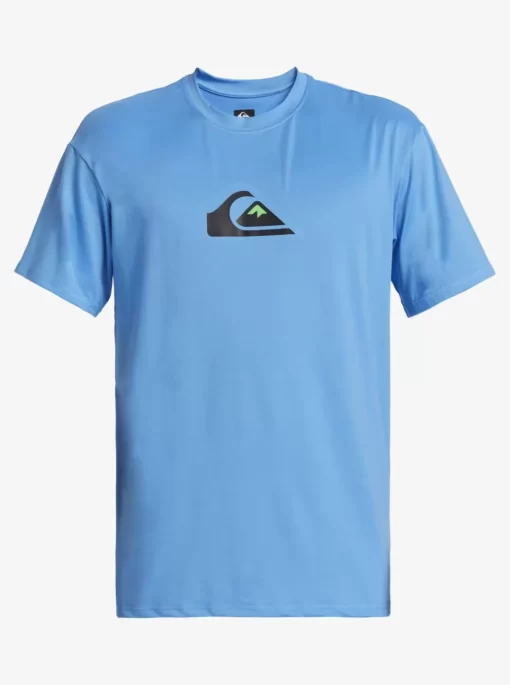 Mens Quiksilver Rashguards | Solid Streak Short Sleeve Upf 50 Surf Tee