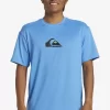 Mens Quiksilver Rashguards | Solid Streak Short Sleeve Upf 50 Surf Tee