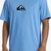 Mens Quiksilver Rashguards | Solid Streak Short Sleeve Upf 50 Surf Tee