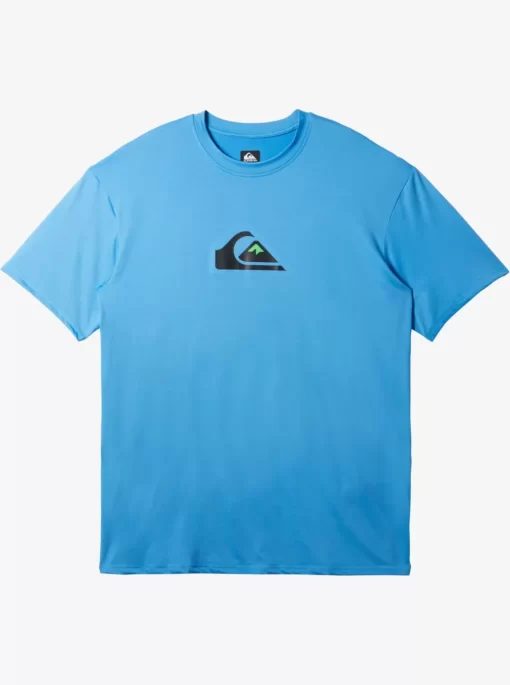 Mens Quiksilver Rashguards | Solid Streak Short Sleeve Upf 50 Surf Tee