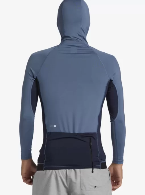 Mens Quiksilver Rashguards | Storm Tripper Hooded Long Sleeve Surf Top