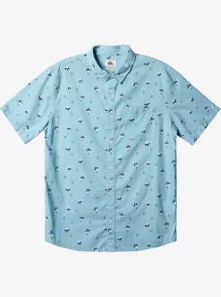 Mens Quiksilver Shirts & Polos | Summer Petals Short Sleeve Shirt