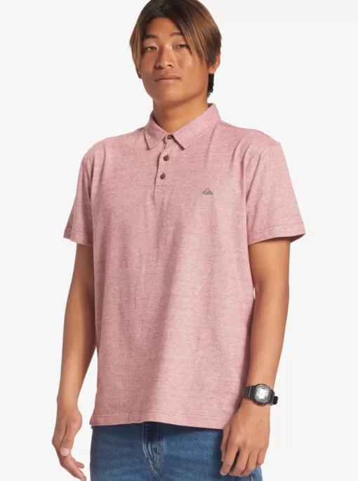 Mens Quiksilver Shirts & Polos | Sunset Cruise Short Sleeve Polo Shirt