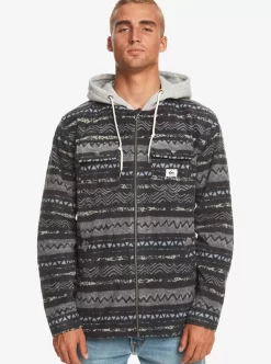 Mens Quiksilver Sweatshirts & Hoodies | Super Swell Zip-Up Hoodie