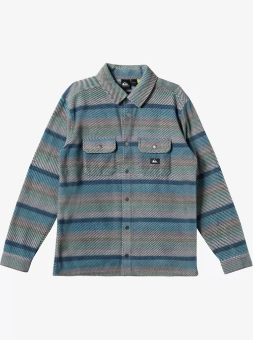 Mens Quiksilver Shirts & Polos | Surf Days Long Sleeve Fleece Shirt