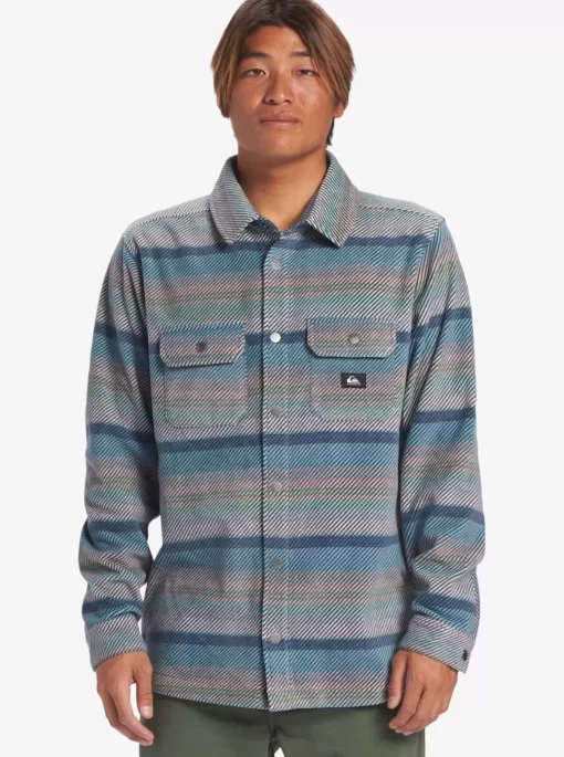 Mens Quiksilver Shirts & Polos | Surf Days Long Sleeve Fleece Shirt