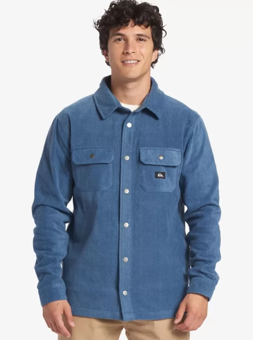 Mens Quiksilver Shirts & Polos | Surf Days Long Sleeve Fleece Shirt