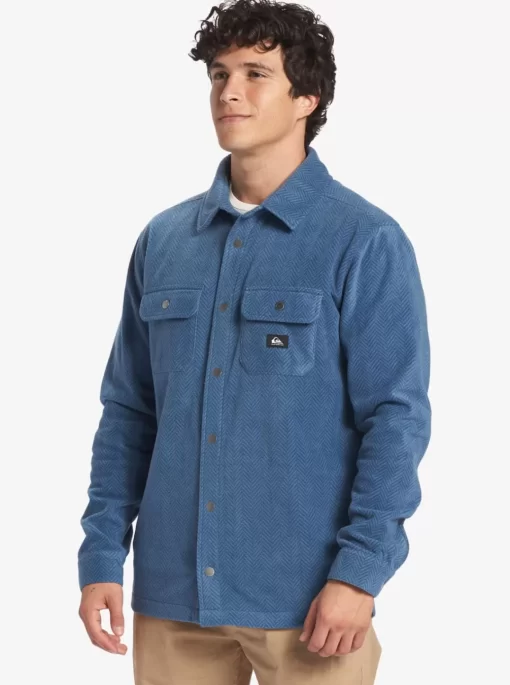 Mens Quiksilver Shirts & Polos | Surf Days Long Sleeve Fleece Shirt