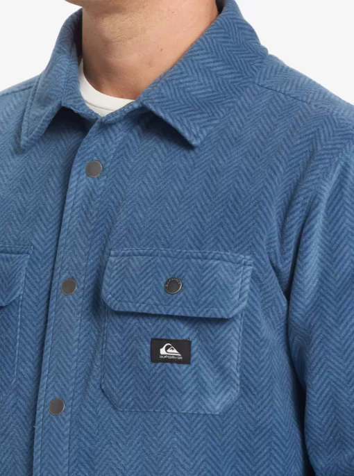 Mens Quiksilver Shirts & Polos | Surf Days Long Sleeve Fleece Shirt