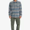 Mens Quiksilver Shirts & Polos | Surf Days Long Sleeve Fleece Shirt