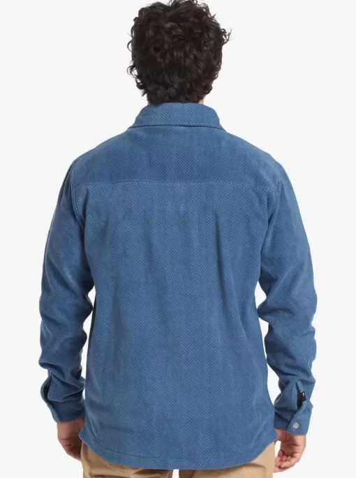 Mens Quiksilver Shirts & Polos | Surf Days Long Sleeve Fleece Shirt