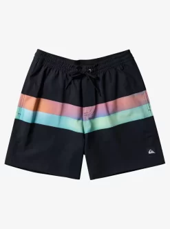 Mens Quiksilver Elastic Waist | Surfsilk Air-Brush 17" Volleys For Men