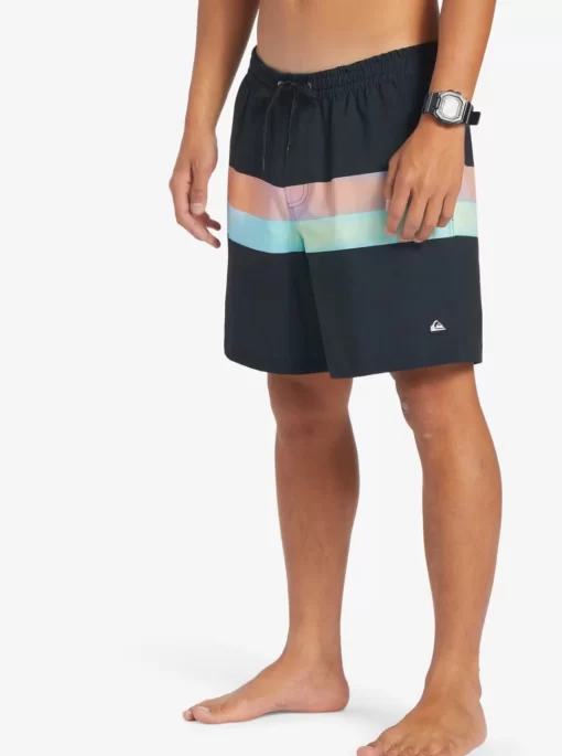 Mens Quiksilver Elastic Waist | Surfsilk Air-Brush 17" Volleys For Men