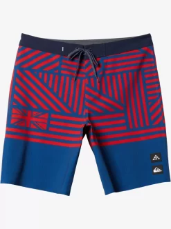 Mens Quiksilver Boardshorts | Surfsilk Hawaii Flag 20 20" Boardshorts