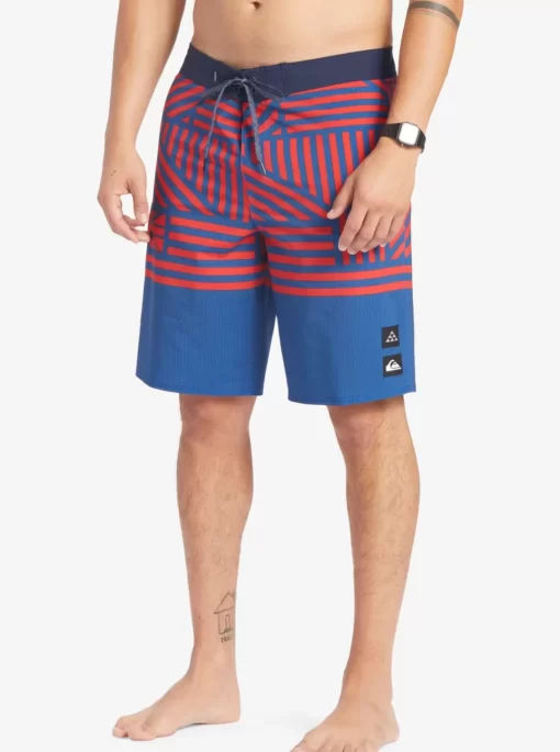 Mens Quiksilver Boardshorts | Surfsilk Hawaii Flag 20 20" Boardshorts