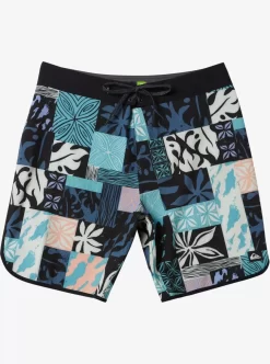 Mens Quiksilver Shorts & Amphibians | Surfsilk Hawaii Scallop 19 19" Boardshorts