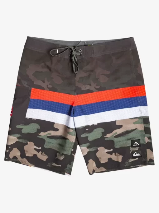 Mens Quiksilver Boardshorts | Surfsilk Hawaii Stripe 20" Boardshorts