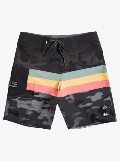 Mens Quiksilver Boardshorts | Surfsilk Hawaii Stripe 20" Boardshorts