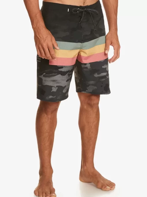 Mens Quiksilver Boardshorts | Surfsilk Hawaii Stripe 20" Boardshorts