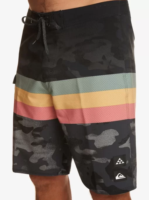 Mens Quiksilver Boardshorts | Surfsilk Hawaii Stripe 20" Boardshorts