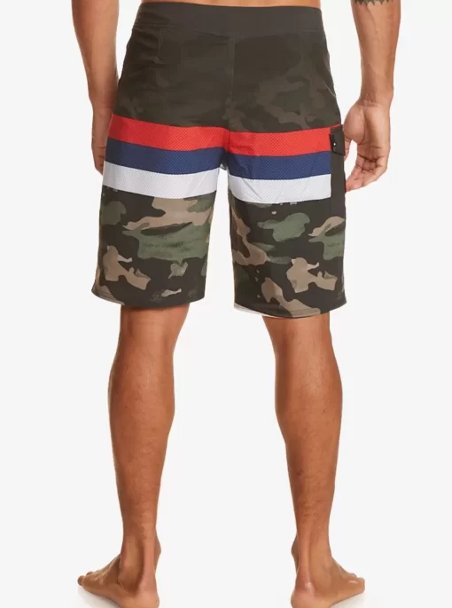 Mens Quiksilver Boardshorts | Surfsilk Hawaii Stripe 20" Boardshorts