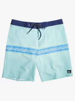 Mens Quiksilver Boardshorts | Surfsilk Mesa Stripe 19" Boardshorts